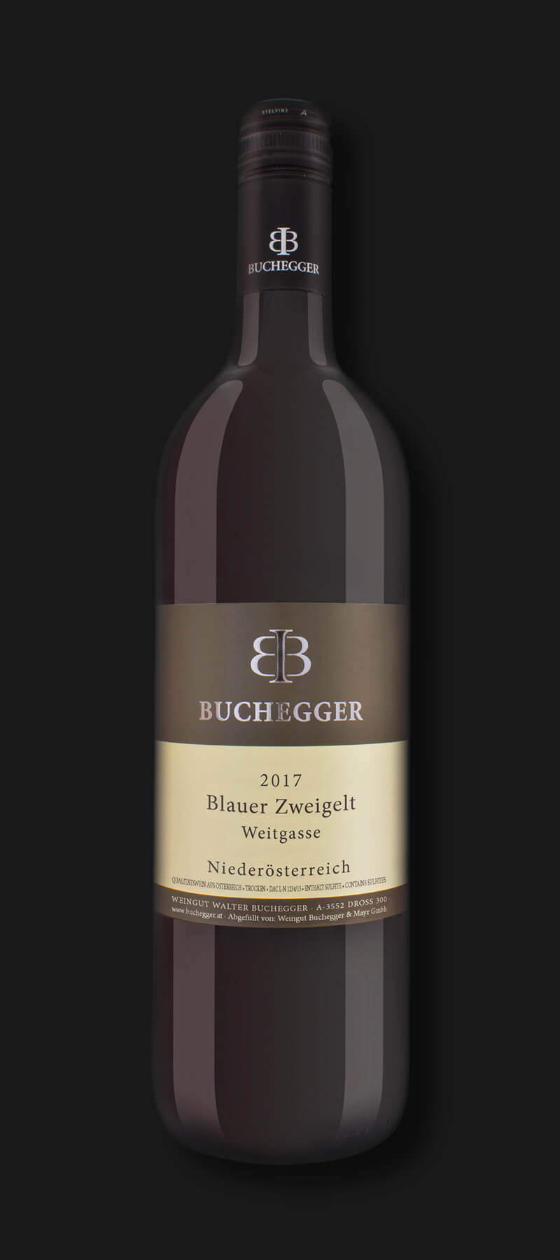 Buchegger Blauer Zweigelt Weitgasse 2017